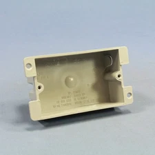 P&S Slater Shallow Old Work 1-Gang Flange Box Switch & Outlet Retrofit P1-08-W