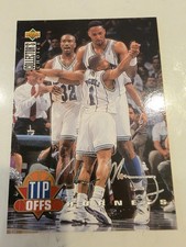 1994 Upper Deck Alonzo Mourning Silver Signature 168 Hall Of Fame