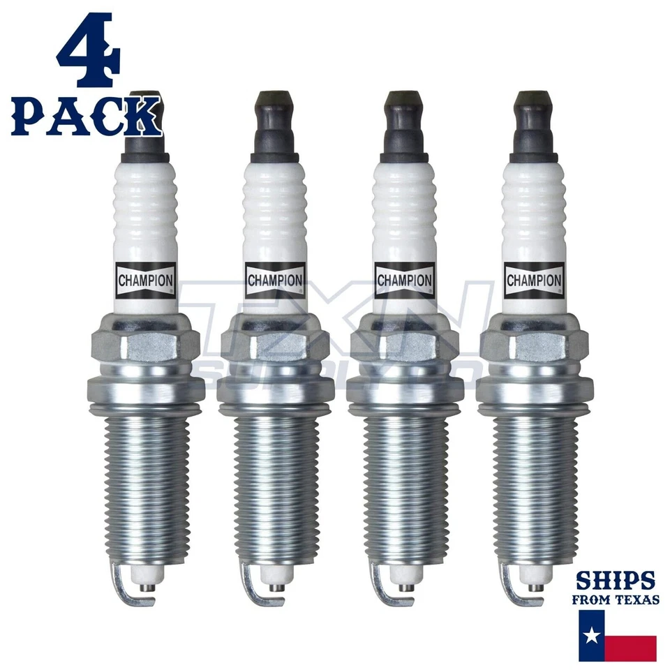 4 Pack Champion Copper Plus Spark Plugs for 2015-2021 Jeep Renegade 2.4L L4 - Image 2 of 3