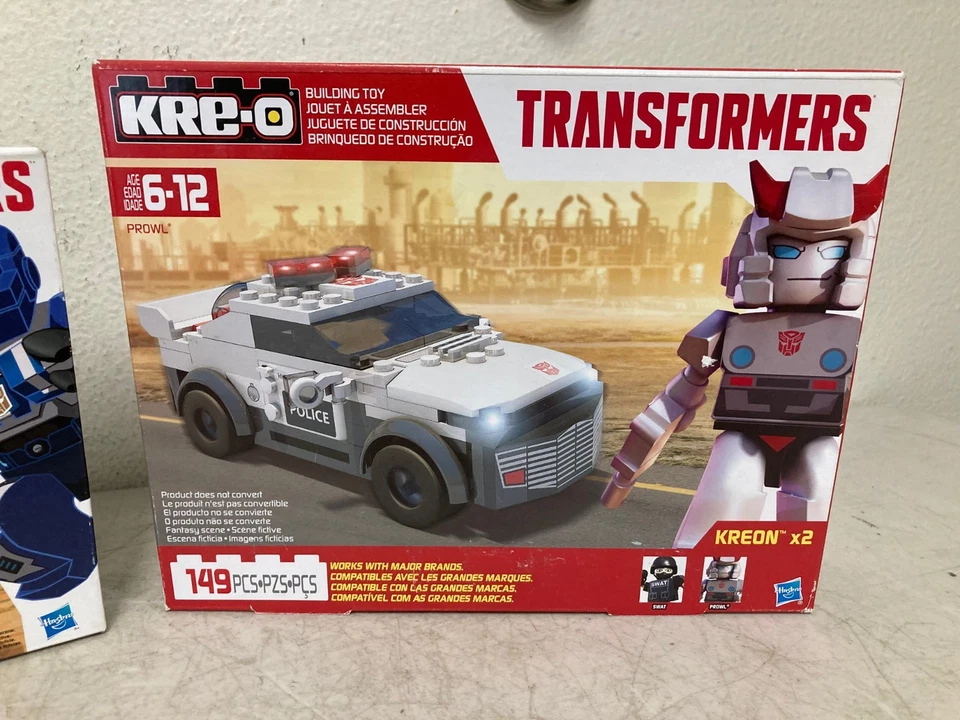 PROWL 149 pieces includes 2 Kreons Transformers Kre-o Building Toy Hasbro 2015 - Image 2 of 4