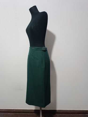 Geiger gedeckter grüner Woll-Bleistiftrock, Größe 38/M - Bild 6 von 16