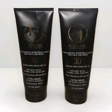 Black Girl Sunscreen SPF 30 Jojoba & Avocado Ultra Sheer Unscented | 2 Pack 