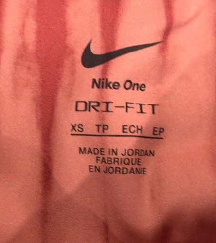 Nike One Damen High-Waisted 7/8 Printed Leggings, Canyon Pink/Black, XS, Neu - Bild 4 von 6