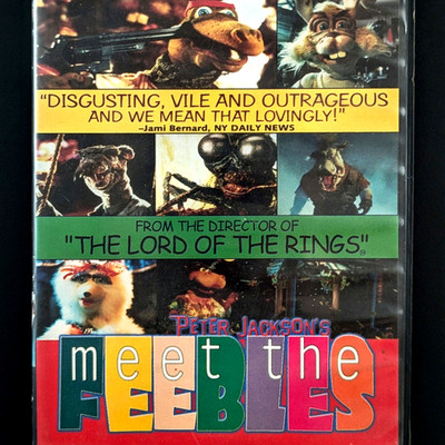Meet The Feebles Peter Jackson Dead Alive Productions NTSC DVD 2002