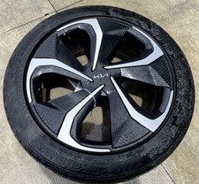 KIA EV6 20x8 BLACK 5 SPOKE ALLOY WHEEL RIM W/TIRE (ONLY#1) 2022-2024 # 109951