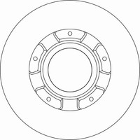 2X TRW Bremsscheibe DF6963S FüR Ford