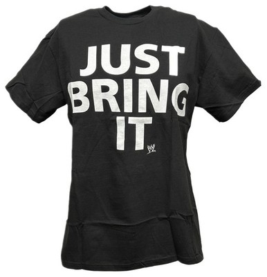 The Rock Just Bring It Mens Black T-shirt Size Large