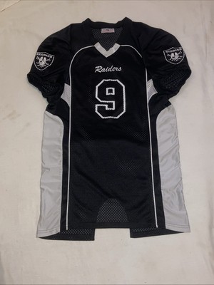 Raiders Teamwork Athletic Apparel Football Jersey Size Youth Large Black