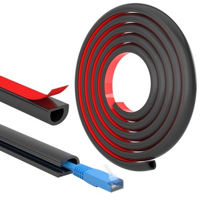 PVC Cable Trunking Adhesive Cable Concealer Lines Hider Cord Cover Raceway Kit - Raceway Kit And - View #3