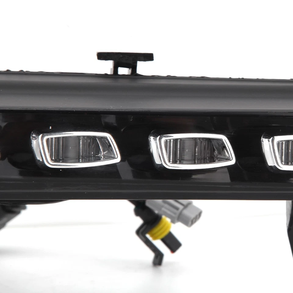 Luz antiniebla LED secuencial de circulación diurna DRL señal de giro para Audi Q7 10-15 Foto 3 de 4