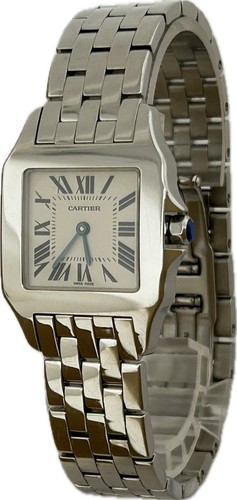 Cartier Santos Demoiselle LM W25065Z5 2701 Quartz Womens Watch...