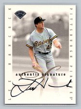 1996 Leaf Signature Series Signatures Update Lee Hancock Auto Pittsburgh Pirates