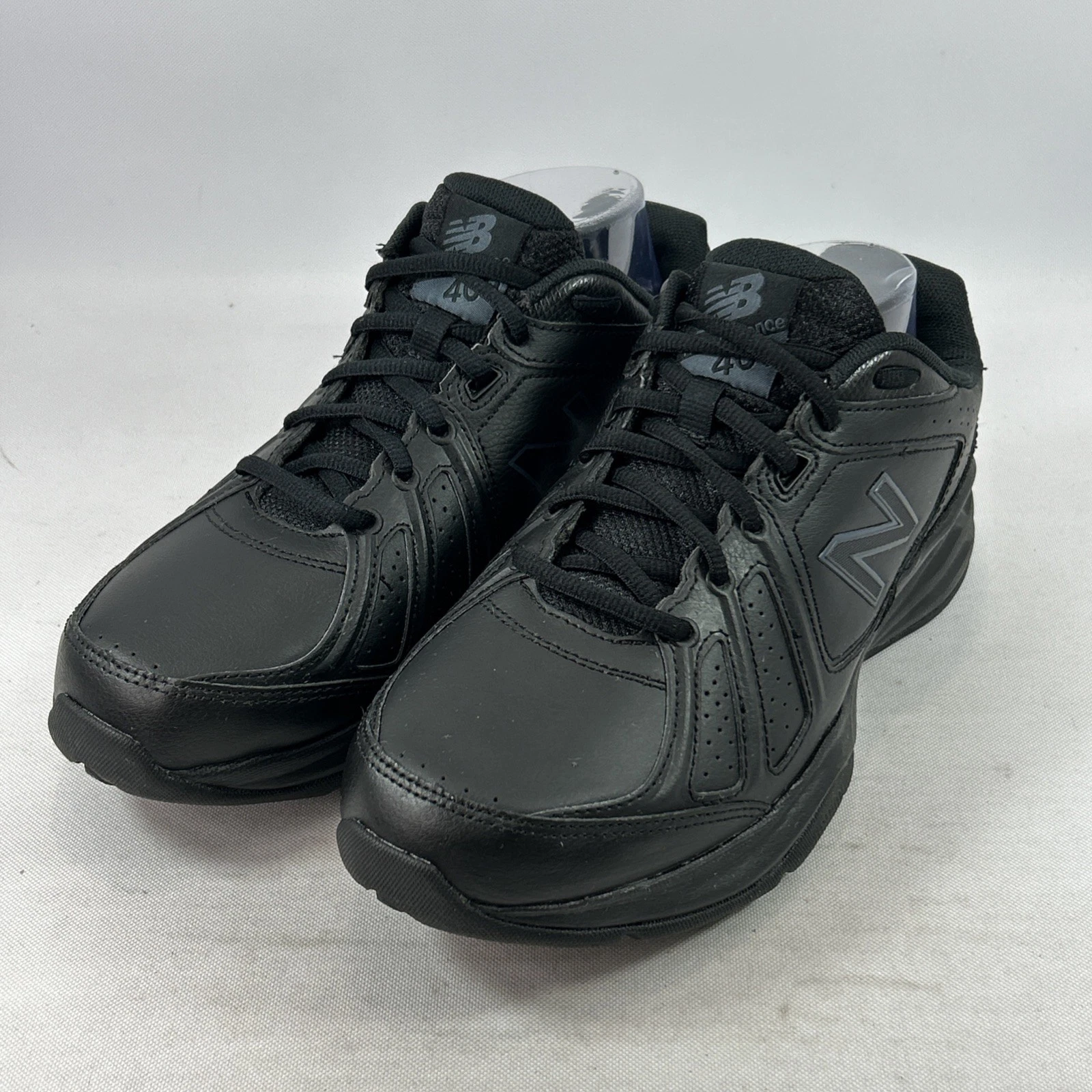 New Balance 409 Walking Shoes Men's Size 8.5 4E Black Leather Comfort Sneakers