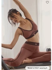 alo airlift high waist 7/8 line up Leggings Chestnut Size XS