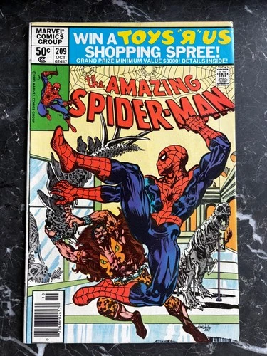 The Amazing Spider-Man #209 (1980) 1st APP Calypso VF 8.0