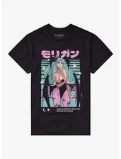 Darkstalkers “Morrigan Aensland” T-Shirt, printed on a new shirt.