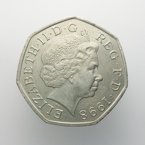 Great Britain 50 Pence 1998 Coin European Union Z1997 - Picture 2 of 4