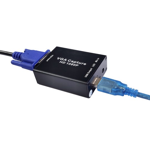 VGA-Zu-USB-Adapter-Konverter mit Audio- und Video-Capture-Karte, 1080P, Ohn6759 - Bild 4 von 10
