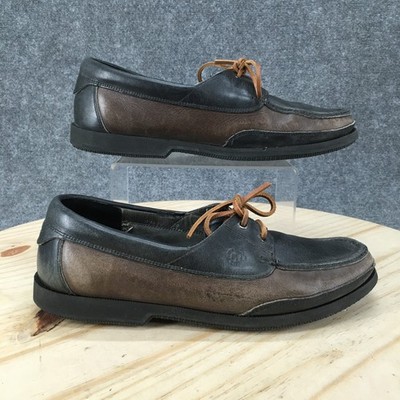Mephisto Shoes Mens 9.5 Brown Loafer Leather Lace Up Comfort Casual Walking