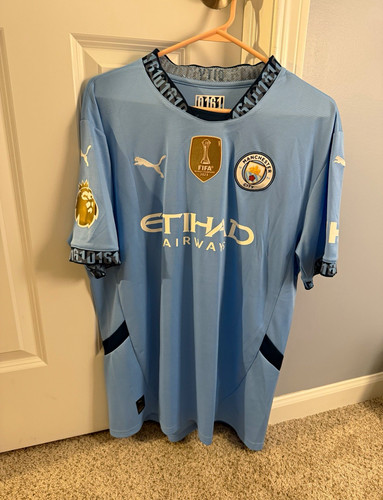 Erling Haaland Manchester City 2024/2025 authentic home kit Size XL