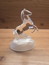 Cristal d’Arques Bleikristall Pferd, 24% Lead Crystal, Frankreich, Vintage Figur