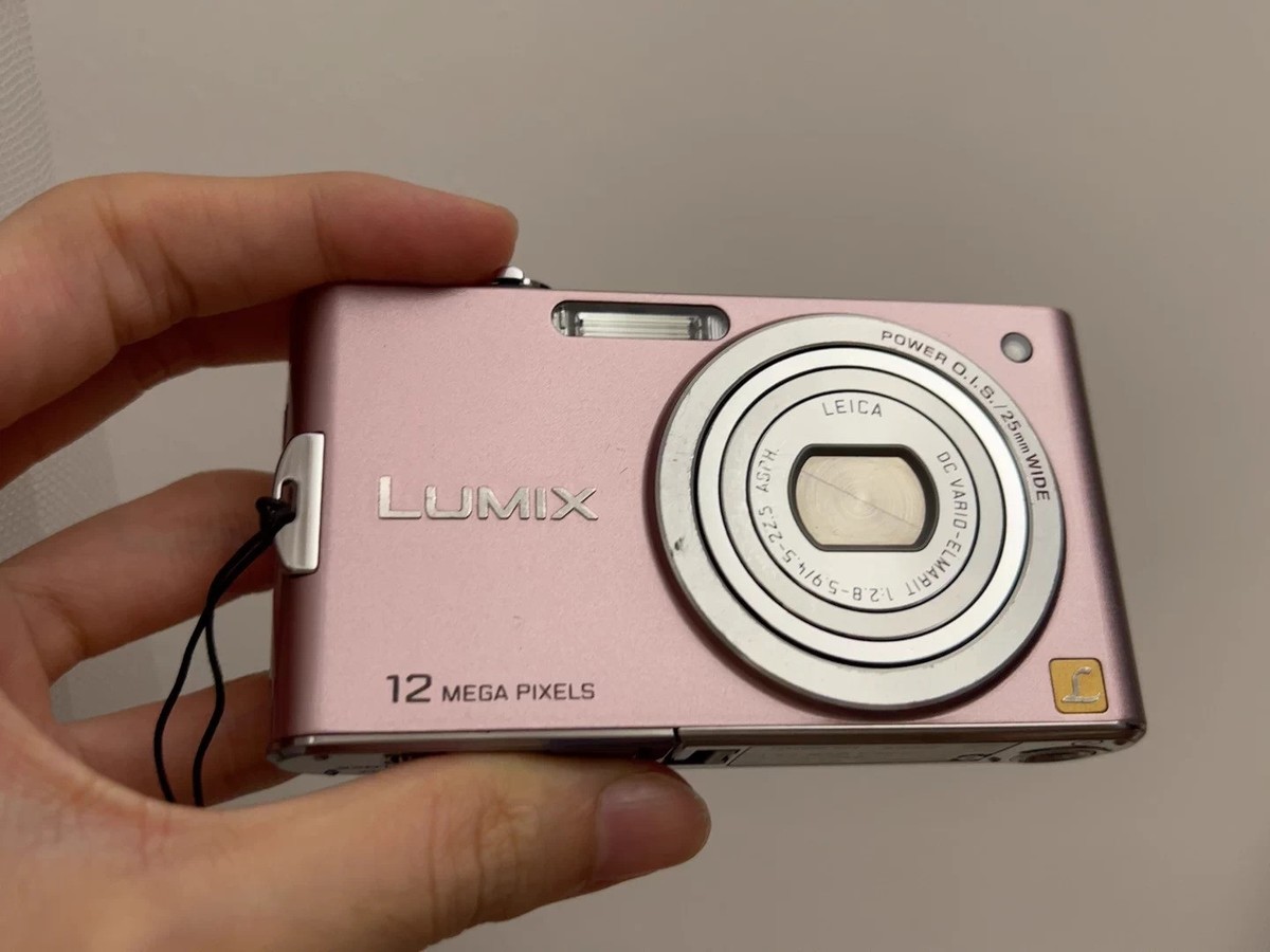 Panasonic LUMIX DMC-FX60 12MP Pink Compact Digital Camera 100