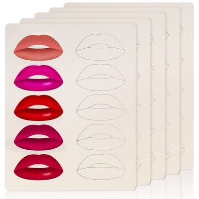 #ad #ad Maitys 5 Sheets Lip Tattoo Practice Skin Lip Blushing Practice Skin for Machi... $15.67