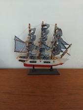 VINTAGE REPLICA WOODEN SAILING SHIP MODEL