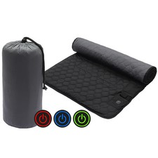 Outdoor Camping Electric Heating Sleeping Mat Pad Bag Travel Mattress Adjustable