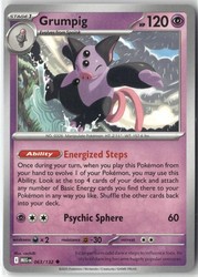 Grumpig 063/132 Mega Evolution Uncommon