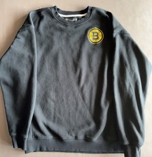 Boston Bruins Fanatics Signature Fleece Pullover Crewneck Men Sz Large