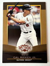 2011 Topps Triple Threads Gold /Silver Cal Ripken Jr. 44/99 Baltimore Orioles #8