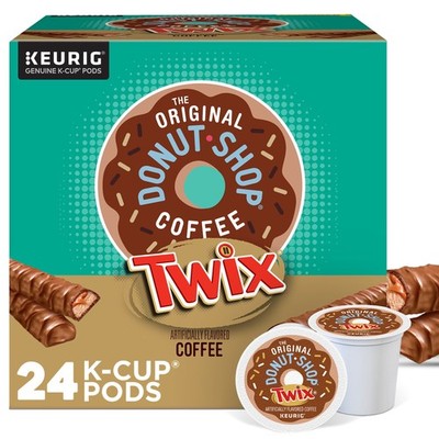 The Original Donut Shop, TWIX Flavored K-Cup Coffee Pods, 24 Count