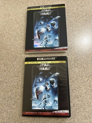 Star Wars (Episode V) The Empire Strikes Back (4K & Bluray; No Digi) W/Slipcover