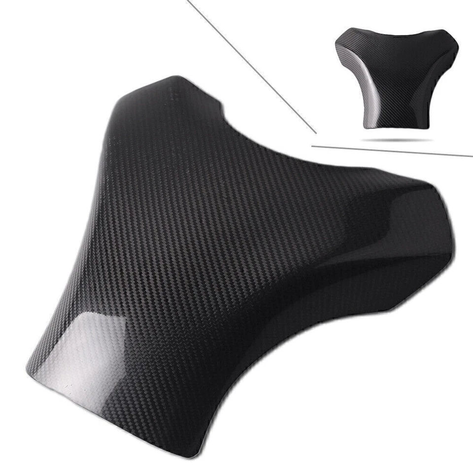 Protector de tanque de combustible de fibra de carbono trasero para Kawasaki Ninja ZX10R 2008-2010 09 Foto 3 de 4