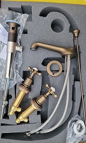 Grifo de baño tradicional eduardiano Perrin & Rowe U.3706X-EB-2 - Imagen 3 de 16