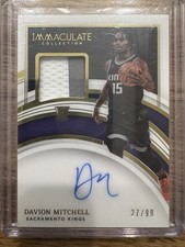 2021-22 Immaculate Davion Mitchell RPA  Breakout Year!  Future Star 🌟