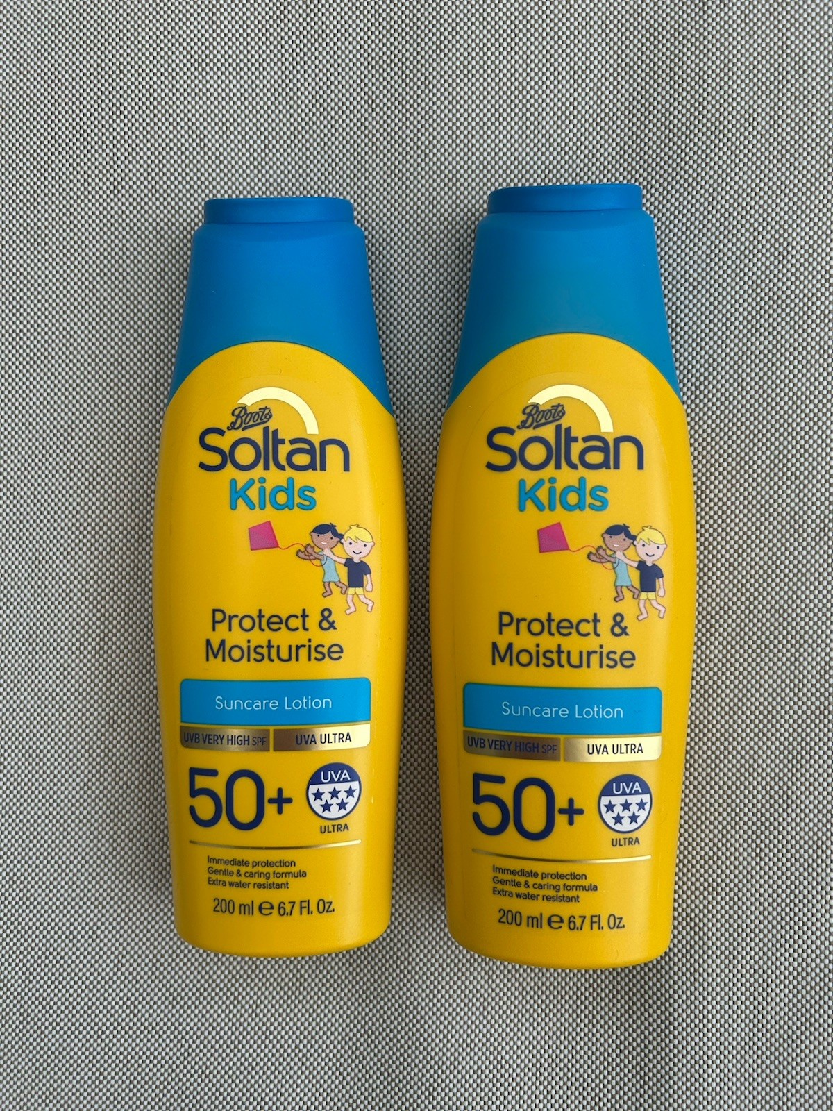 Soltan KIDS Protect & Moisturise Suncare Lotion SPF50 + Water Resistant 2x 200ml