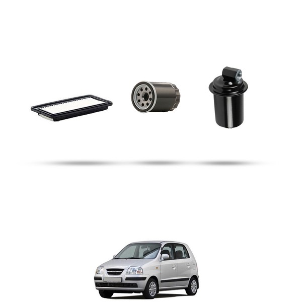Hoffcar Wartungskit - 3 Filter Kompatibel Mit Hyundai Atos 1.0I 40Kw Ab 1998-image