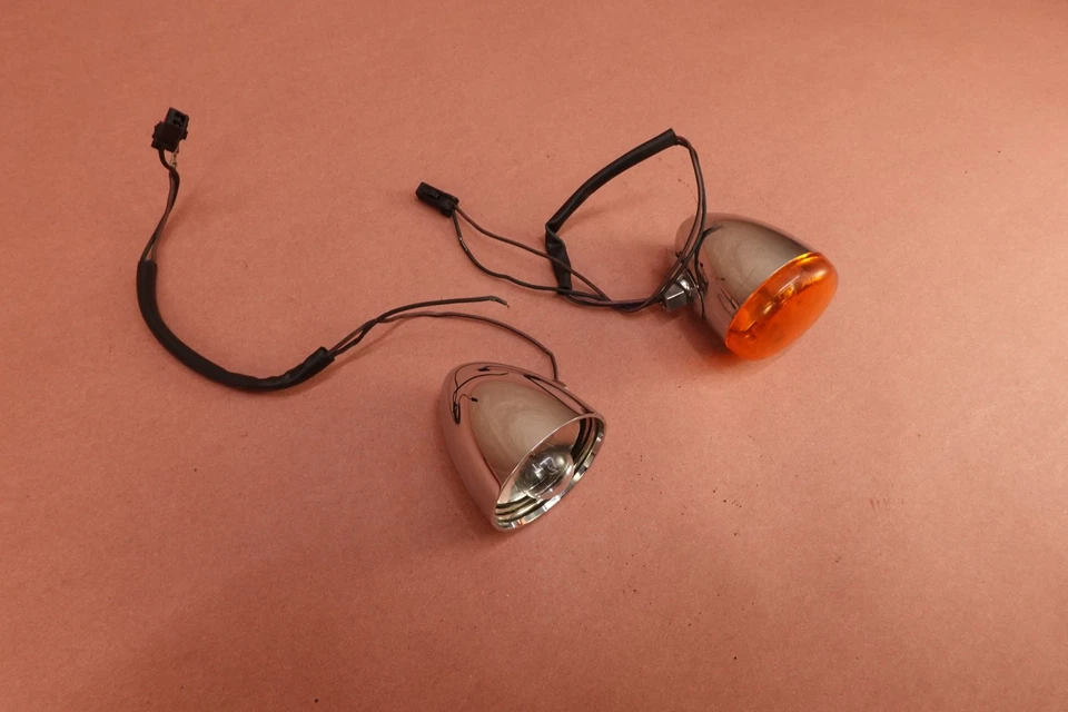 2007-2012 Harley Davidson Sportster 1200 XL1200L Front Turn Signal Indicators - Image 3 of 4
