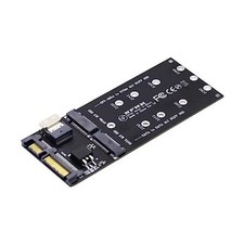 M.2 NVME PCIE SSD to SFF-8654 NGFF SATA SSD to SATA 2 in 1 Combo Adapter