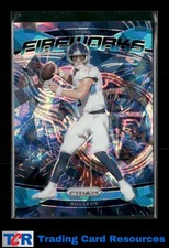 2024 Panini Prizm #4 Will Levis Fireworks Blue Ice Prizm #/99