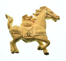 6.1g .999 Hollow Gold Horse Lunar *3516 7393.19 per troy oz