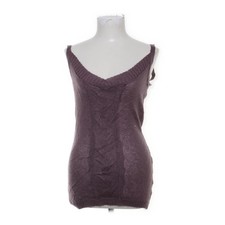 Makena Lei, Tank­top, Größe: 38, Lila, Acryl/Mohair/Polyamid, Zopfstrick #RCP