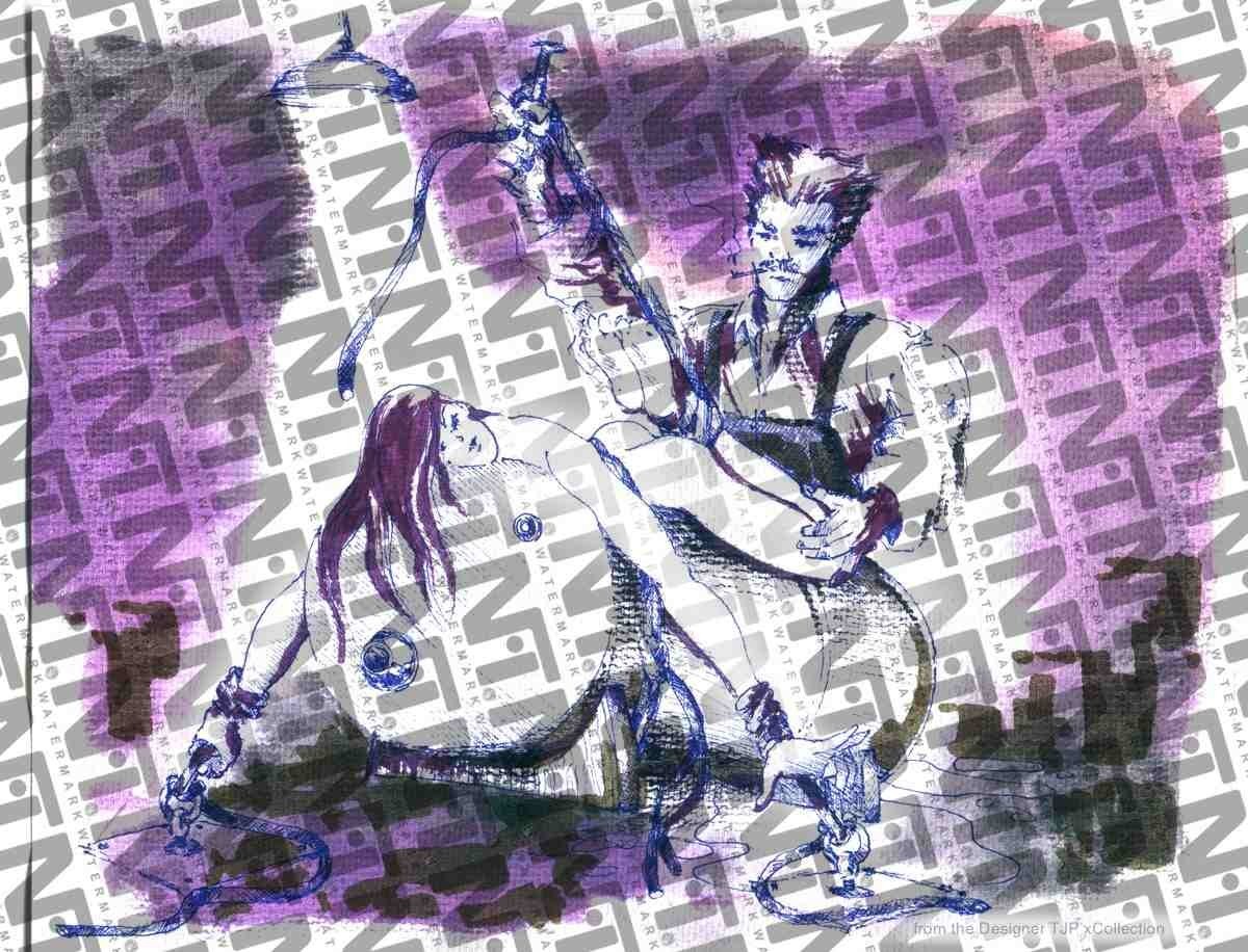 Greased Oil Tractor Barrel With Sub Woman Nft Minted Digital Art