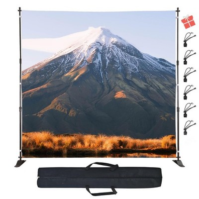 10x8ft Adjustable Metal Telescopic Tube Backdrop Stand，for Parties and Photog...