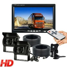 7'' Backup Camera and Monitor Kit System Back Parking Night Vision For Truck RV