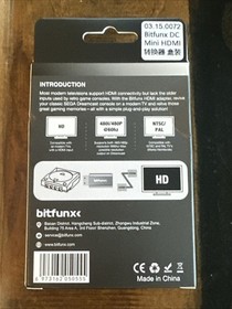 Official Bitfunx Sega Dreamcast HDMI Converter Adapter - NO POWER! USA SHIPPING