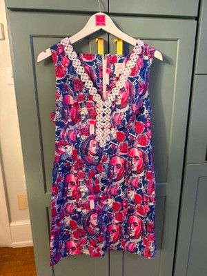 NWT Lilly Pulitzer Its A 250th A Celebration Ben Franklin Otta Stretch Shift 8