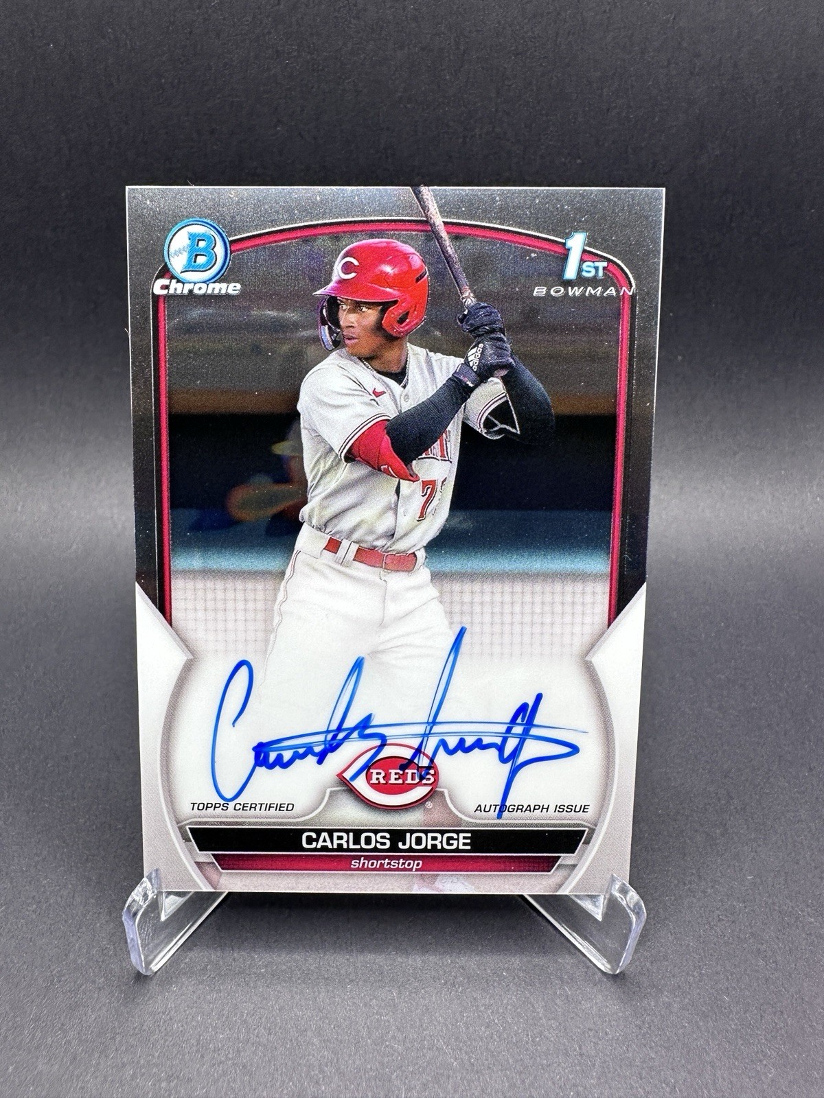 2023 Bowman - Chrome Prospect Autographs Carlos Jorge #CPA-CJ (AU, RC)